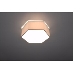 Sunde Decorative Flush Ceiling Light, White, 11.5cm - thumbnail 3