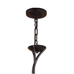 Forest Pendant 3 Arm 6 Light G9, Brown/Black Oxide - thumbnail 3
