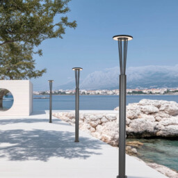 Zambelis Outdoor Lamp Posts Graphite LED 3000K IP65 15.5W - thumbnail 2