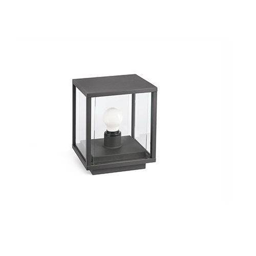 Nala 1 Light Outdoor Pedestal Light Dark Grey IP54, E27 - image 1