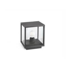 Nala 1 Light Outdoor Pedestal Light Dark Grey IP54, E27