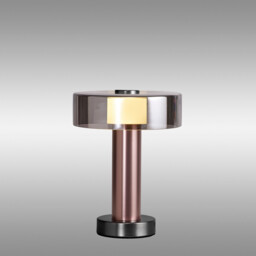 Gin Small Table Lamp, 1 Light GU10, Rose Gold - thumbnail 2