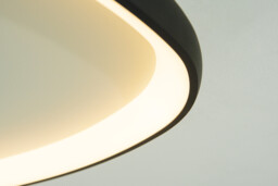 Nireon 60cm Integrated Led Semi Flush Ceiling Light Black Matt LED 3000K Dimmable - thumbnail 5