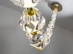 Zaria II 29 Light Pendant Ceiling Light Gold, Clear LED 3000K Dimmable - thumbnail 3
