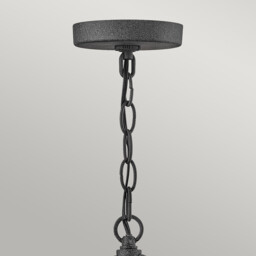 Hinkley Lakehouse Outdoor Pendant Ceiling Light Aged Zinc with Driftwood Grey, IP44 - thumbnail 2
