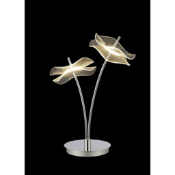 Amsterdam Table Lamp, 2 Light 6W LED, 4000K, 920lm, Polished Chrome - thumbnail 3