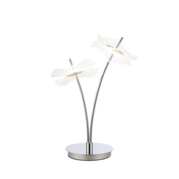 Amsterdam Table Lamp, 2 Light 6W LED, 4000K, 920lm, Polished Chrome - thumbnail 1
