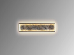 Stone 60cm Integrated LED Wall Lamp Black 3000-6000K - thumbnail 3