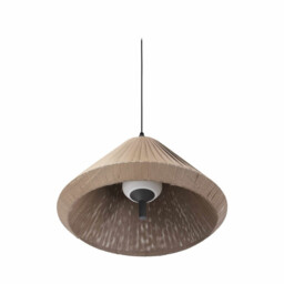 Saigon Grey, Brown Pendant Lamp T70 Cone Cap 2700K IP65 - thumbnail 1