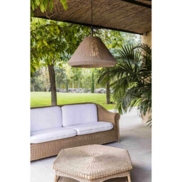 Saigon Grey, Brown Pendant Lamp T70 Cone Cap 2700K IP65 - thumbnail 2