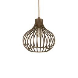 Onion 1 Light Ceiling Pendant Brown - thumbnail 1