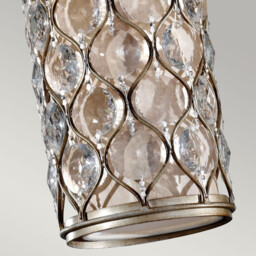 Lucia 1 Light Ceiling Mini Pendant Polished Silver, E27 - thumbnail 5