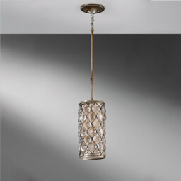Lucia 1 Light Ceiling Mini Pendant Polished Silver, E27 - thumbnail 2