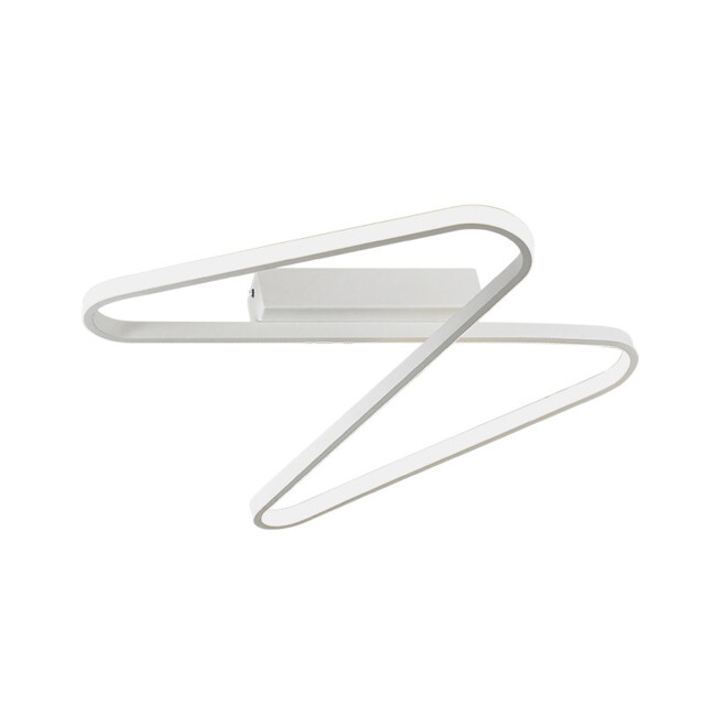 Kantou Integrated Led Semi Flush Ceiling Light Sandy White LED 3000K - image 1