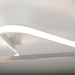 Kantou Integrated Led Semi Flush Ceiling Light Sandy White LED 3000K - thumbnail 3