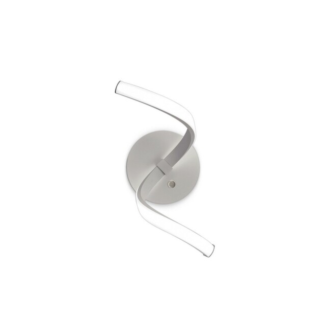 Nur Touch Dimmer Wall Lamp 10W LED 3000K, 850lm, Silver, Frosted Acrylic, Polished Chrome - image 1