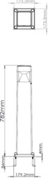 Knightsbridge 230V IP65 10W LED Polycarbonate Moulded Bollard - CCT Adjustable - BLP10CCT - thumbnail 2
