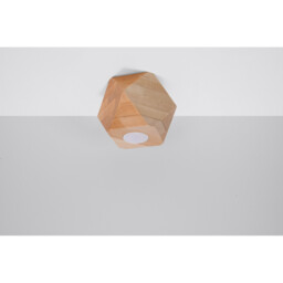 Woody Surface Mounted Downlight, Natural Wood, 1x GU10 - thumbnail 2