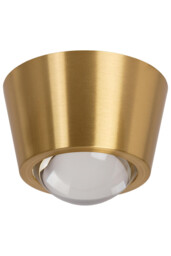 Rigon Flush ceiling light Ø9cm LED 3000K - Matt Gold, Brass - thumbnail 2