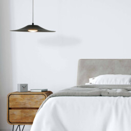Arthea Dome Pendant Ceiling Light Black Matt LED 3000K - thumbnail 3