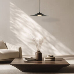Arthea Dome Pendant Ceiling Light Black Matt LED 3000K - thumbnail 2