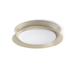 Tender Flush Ceiling Light Light Grey 2700K