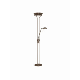 Mother and Child Floor Lamp Antique Brass with Dimmer, G9 - thumbnail 3