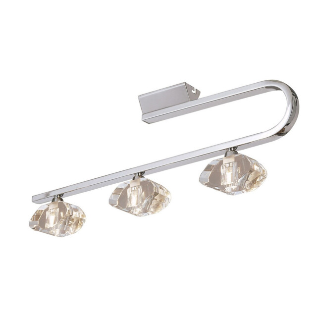 Alfa Ceiling Linear Bar 3 Light G9, Polished Chrome - image 1