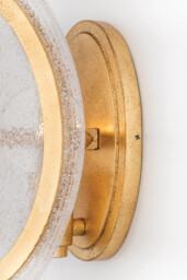 Danes 1 Light Wall Sconce Vintage Gold Leaf - thumbnail 2