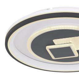 Sundi Integrated LED Semi Flush Ceiling Light White LED Dimmable 2700-6000K Remote Control - thumbnail 5