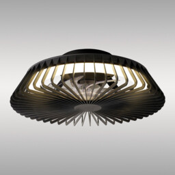 Himalaya Mini 53cm 70W LED Round Ceiling Light With 30W DC Reversible Fan, 2700-5000K CCT White, Black, 3yrs Warranty