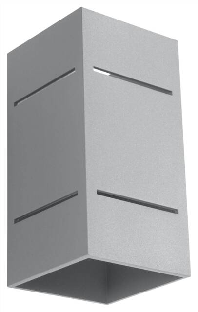 Blocco 1 Light Flush Wall Light Grey, G9 - image 1