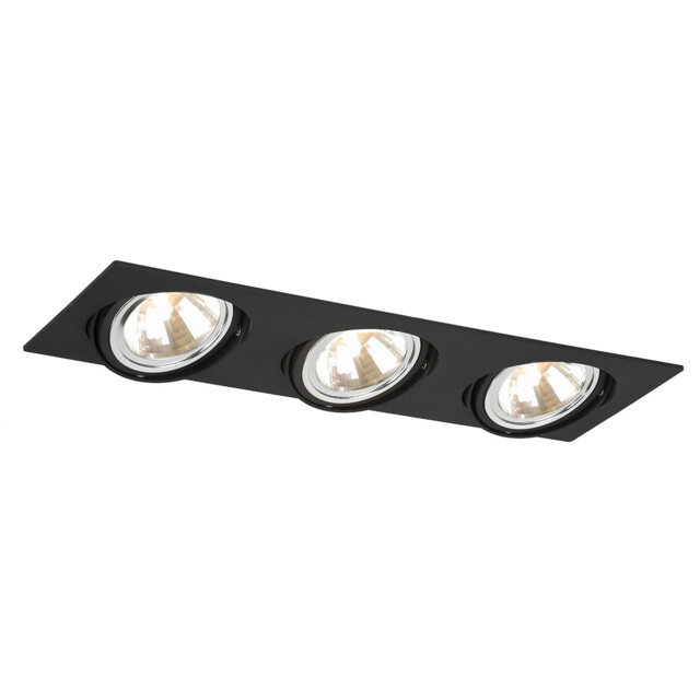 Olimp G9 Triple Recessed Downlight Black Structure - image 1