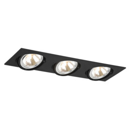 Olimp G9 Triple Recessed Downlight Black Structure - thumbnail 1
