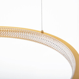 Latsia 80cm Pendant Ceiling Light Antique Gold Brass LED 3000K Dimmable 53W - thumbnail 5