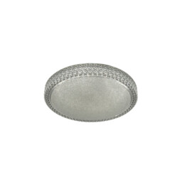 Integrated LED 1 Light Decorative Flush Ceiling Light White - thumbnail 2