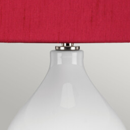 Isla Batten, Polished Nickel, White, Red - thumbnail 3