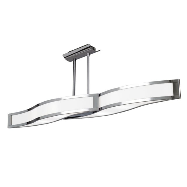 Sintesys Linear Telescopic Convertible To Semi Flush GU10 4 Light Polished Chrome - M8666 - image 1