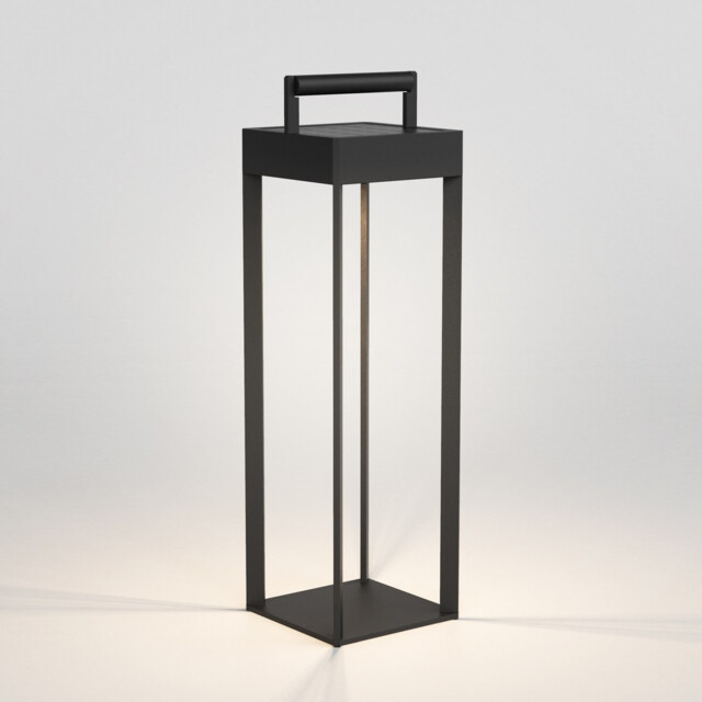 Kuro 450 Outdoor LED Portable Box Light Textured Black Touch Dimmer - image 1