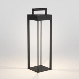 Kuro 450 Outdoor LED Portable Box Light Textured Black Touch Dimmer - thumbnail 1