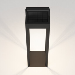 Kuro 450 Outdoor LED Portable Box Light Textured Black Touch Dimmer - thumbnail 3