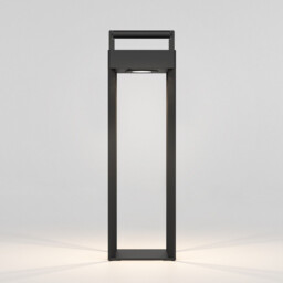 Kuro 450 Outdoor LED Portable Box Light Textured Black Touch Dimmer - thumbnail 2