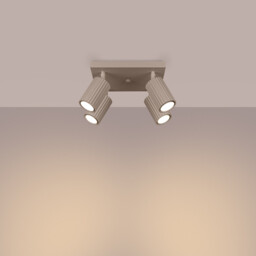 Karbon Ceiling Spotlight Clusters Taupe 4x GU10 - thumbnail 3