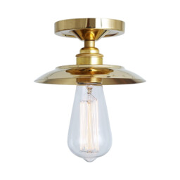 Reznor Flush Ceiling Fitting, Polished Brass - thumbnail 2