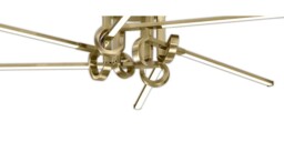 Cinto Semi Flush Ceiling Light 42W LED, 3000K, 3360lm, Antique Brass - thumbnail 5