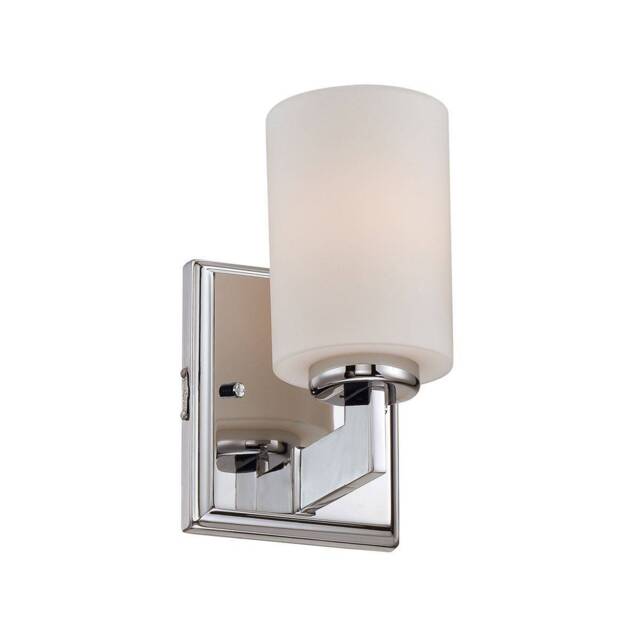 Taylor 1 Light Small Wall Light - Polished Chrome Finish, G9 - image 1
