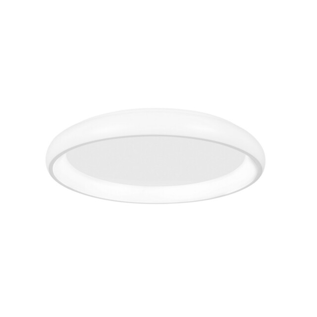 Albi 61cm Integrated LED Semi Flush Light White Aluminium LED 50W 2750Lm 3000K - image 1