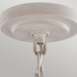 Hartsville Chandelier 3 Light Beachwood Finish, E14 - thumbnail 2