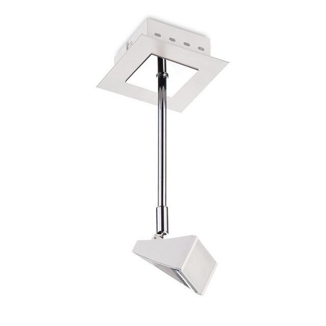 Filippo Telescopic Spot Light 1 Light 5W 3000K, 450lm, Matt White/Polished Chrome - image 1