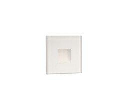 Hillsdale Recessed Square Wall Lamp, 1 x 1.8W LED, 3000K, 70lm, IP65, White - thumbnail 3